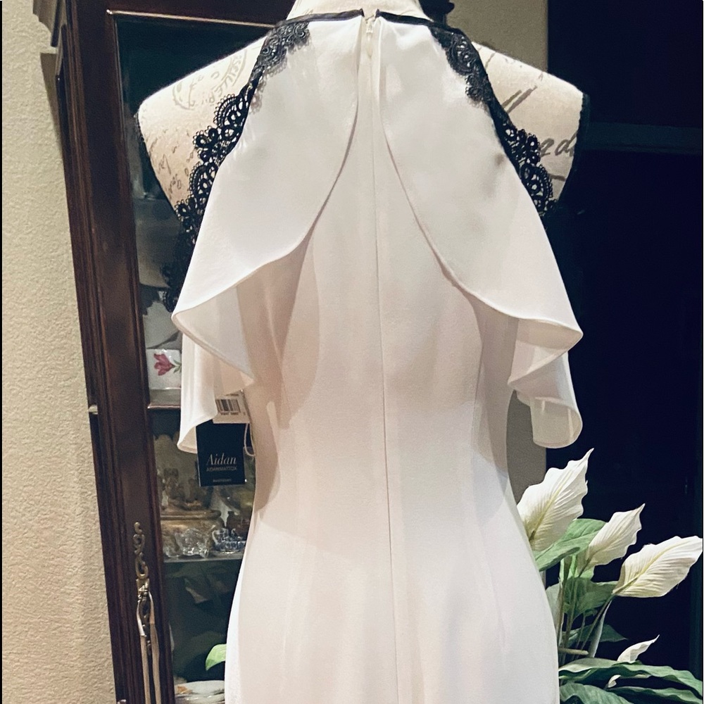 Aidan Mattox Crepe Summer Dress